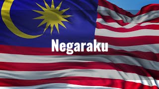 Negaraku  Malaysia National Anthem with Lyrics [upl. by Kolnos]