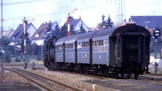 BundesbahnDampf 1974  Bw Kaiserslautern  Steam trains [upl. by Oric566]