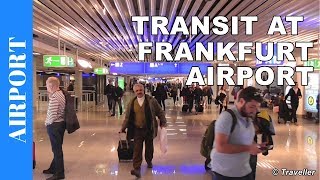 TRANSIT WALK AT FRANKFURT Airport FRA Terminal 1  Connection Flight Transfer Arriving amp Departing [upl. by Rizzi33]