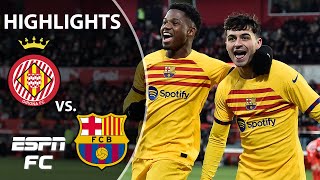 Girona vs Barcelona  La Liga Highlights  ESPN FC [upl. by Bernardi]