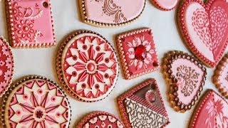 How to Stencil a Cookie The Basics [upl. by Gerg]