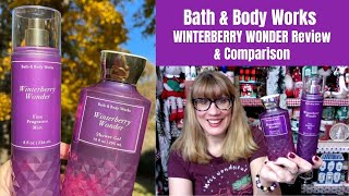 Bath amp Body Works WINTERBERRY WONDER Review amp Comparison [upl. by Enneiviv334]