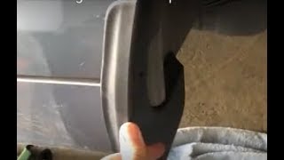 Installing front Mud flaps on 1 series BMW Mud Spats [upl. by Ardnaeel]