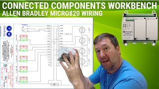 How to wire Allen Bradley Micro820 PLC Inputs and Outputs [upl. by Philipson791]