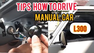 TIPS HOW TO DRIVE MANUAL CAR L300 MITSUBISHI [upl. by Fillander293]