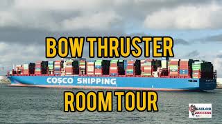 Mega Ship Bow Thruster Room Tour [upl. by Galven]