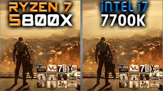 Ryzen 7 5800X vs Intel i7 7700K Benchmarks – 15 Tests 🔥 [upl. by Monson]