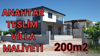 ANAHTAR TESLİM VİLLA MALİYETİ [upl. by Linet]