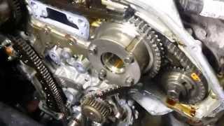 NISSAN 35L TIMING CHAIN COVER REPLACEMENT PART 1 [upl. by Hauge838]