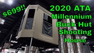 2020 ATA Millennium Treestands Buck Hut Shooting House Blind [upl. by Ordnassela]