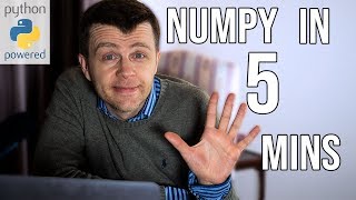 Learn NUMPY in 5 minutes  BEST Python Library [upl. by Okika]