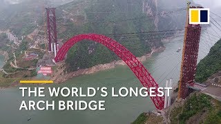 China built world’s longest arch bridge [upl. by Dorette]