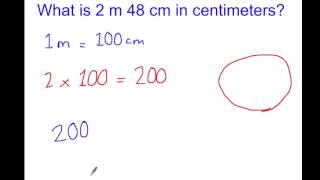 Converting Meters to Centimeters [upl. by Morehouse]