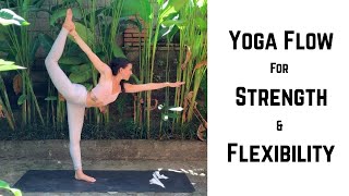 Strength and Flexibility Vinyasa Yoga Flow  45Minutes [upl. by Jeannie]