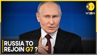 RussiaUkraine War UK May Discuss Russia Rejoining G7  World News  WION [upl. by Yelha]