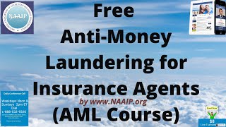 Free AntiMoney Laundering for Insurance Agents AML Course [upl. by Byram499]