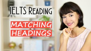 IELTS Reading Hack  Matching Headings [upl. by Mcilroy]