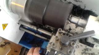 Turning Acetal POM Delrin on minilathe [upl. by Irianat5]