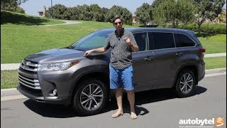 2018 Toyota Highlander XLE AWD Test Drive Video Review [upl. by Gilbert]