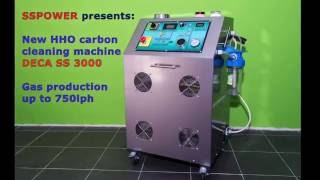 HHO Decarbonization  Engine Carbon Cleaning Machine Operating presentation [upl. by Liek]