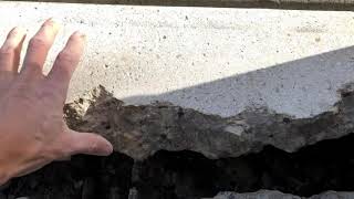 Concrete Crack Repair  Using TF Structural repair mortar [upl. by Anya323]