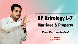 KP Astrology Basic Course  कृष्णमूर्ति पद्धति में विवाह एवं संपत्ति का विश्लेषण  Rahul Kaushik [upl. by Laehcym162]