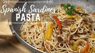 Easy Spanish Sardines Pasta Recipe [upl. by Astrea]