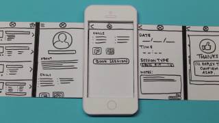 Mobile Application Design  Paper Prototype Video [upl. by Luhe261]