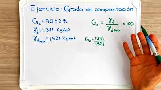 Ejercicio Grado de Compactación [upl. by Irena]