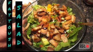 How to Make Fattoush Lebanese Salad Recipe by Core [upl. by Imoen]