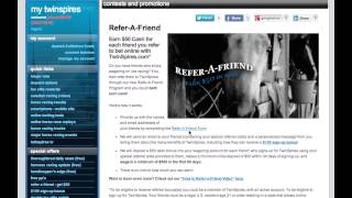 How to Qualify for the Twinspires Sign Up and Refer a Friend Bonus [upl. by Llertnauq10]