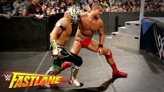 Kalisto vs Alberto Del Rio  2outof3 Falls US Title Match WWE Fastlane 2016 Kickoff [upl. by Llesig716]