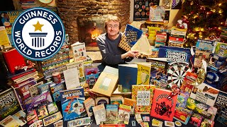 Largest Collection of Guinness World Records Annuals  Guinness World Records [upl. by Yknip51]