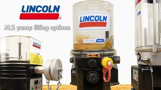 Lincoln Industrial ALS pump filling options [upl. by Ynaffet891]