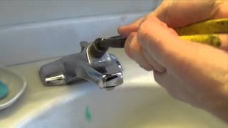 DIY  How to Replace a Single Handle Faucet Cartridge [upl. by Ethelstan]