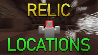 Relic Locations Guide Spiders Den Area Hypixel Skyblock [upl. by Esikram]