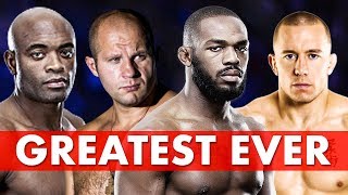 10 Greatest Fighters in MMA History [upl. by Germano372]