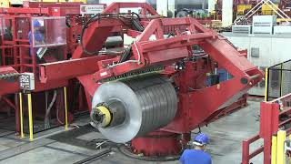 Dual Mandrel Recoiler Built by Red Bud Industries [upl. by Colver176]