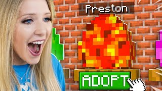 So I Adopted PrestonPlayz in Minecraft [upl. by Blinnie965]