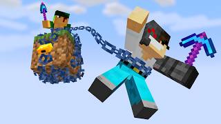 Chained Together on 1 Block in Minecraft [upl. by Maffei419]