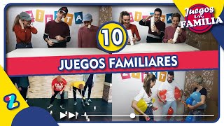 10 JUEGOS DIVERTIDOS para JUGAR en FAMILIA y AMIGOS [upl. by Starlin872]