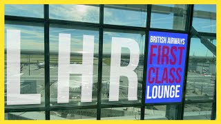 BA First Class Lounge London Heathrow T5 [upl. by Adao908]