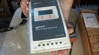 EPEVER Tracer 40 Amp MPPT Solar Charge Controller Install In RV [upl. by Soll]