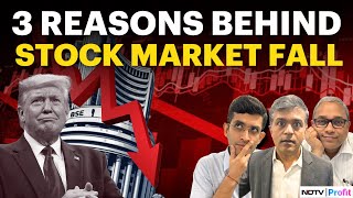 Why Is Stock Market Falling  Nifty Sensex Down  Share Market Down NEWS [upl. by Akfir]