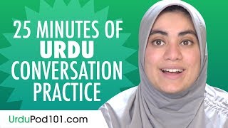 25 Minutes of Urdu Conversation Practice  Improve Speaking Skills [upl. by Wessling]