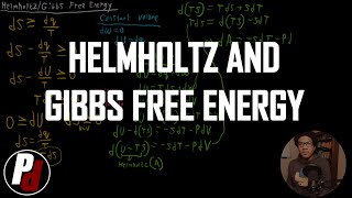 Helmholtz and Gibbs Free Energy  Physical Chemistry I  046 [upl. by Ainalem490]