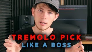 How To Tremolo Pick  Beginner Guitar Lesson [upl. by Townie]