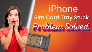 iPhone Sim Tray Stuck Fixed in 10 Seconds [upl. by Pepper]