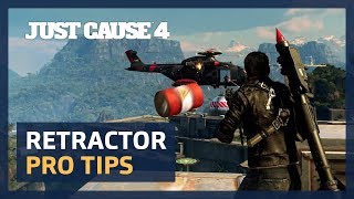 Just Cause 4 Grapple Hook Retractor Pro Tips [upl. by Nnylav]