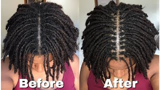 How to Interlock Locs  VERY Detailed Tutorial [upl. by Eiddam501]